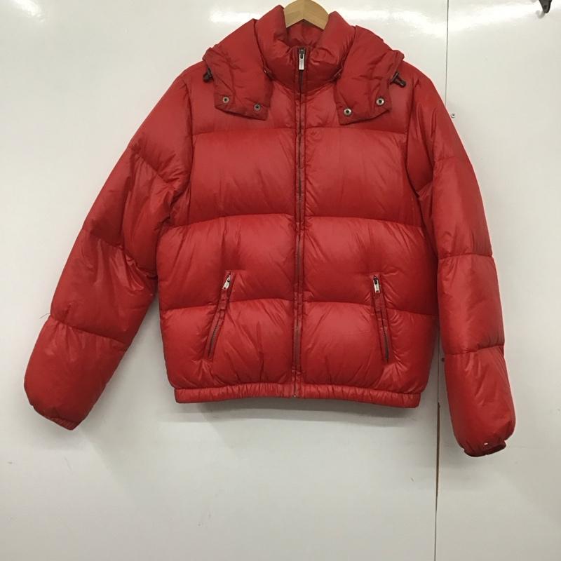 トミーヒルフィガー TOMMY HILFIGER ジャケット、上着 ジャンパー、ブルゾン ジップアップジャケット アウター ダウンジャケット S 無地 赤 / レッド /  メンズ USED 古着 中古 10144276