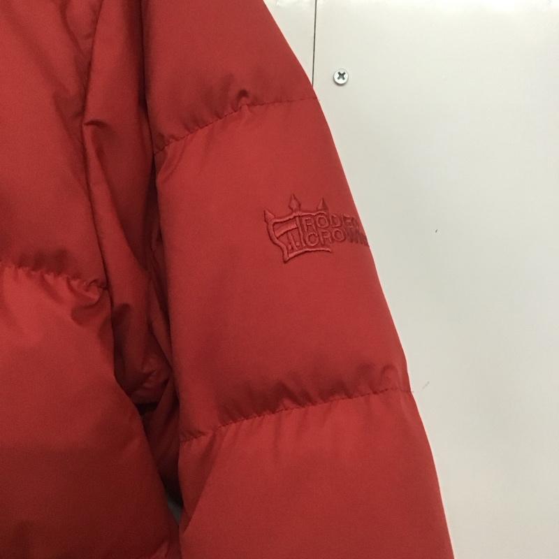 ロデオクラウンズ Rodeo Crowns ジャケット、上着 ダウンジャケット 4209AR30-1090 S 無地 赤 / レッド /  レディース USED 古着 中古 10142758