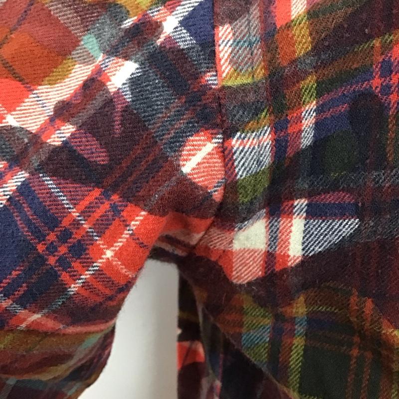 ソフネット SOPHNET. シャツ、ブラウス 長袖 長袖シャツ チェックシャツ カラーシャツ ボタンダウンシャツ L チェック マルチカラー / マルチカラー /  メンズ USED 古着 中古 10124918