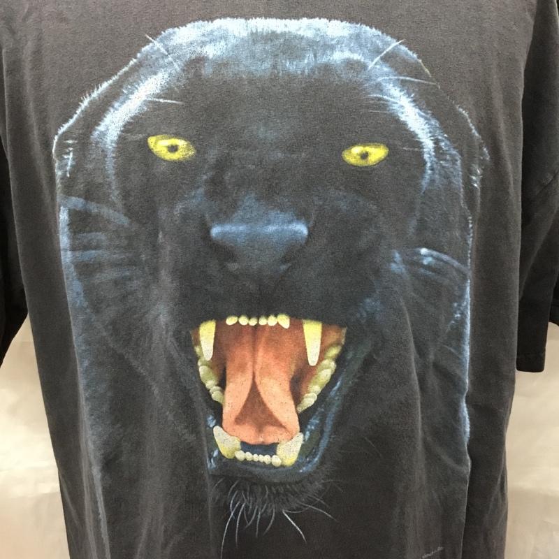 古着 USED Tシャツ 半袖 半袖カットソー プリントTシャツ クルーネックカットソー 90s human-i-tee L プリント 黒 / ブラック /  メンズ USED 古着 中古 10119719