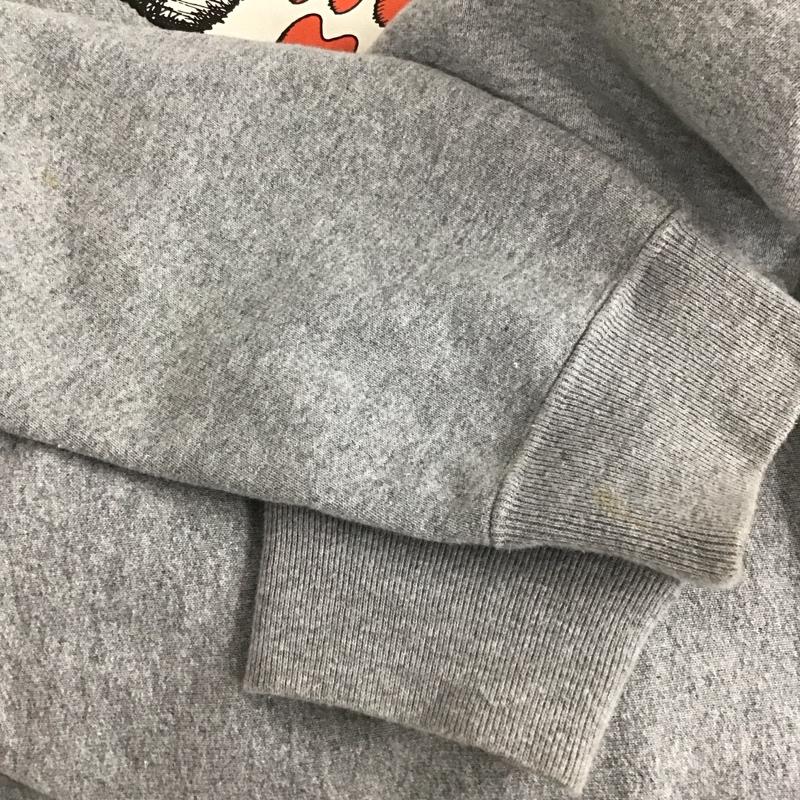 ヒューマンメード HUMAN MADE トレーナー 長袖 KAWS スウェット 裏起毛 プリント XL ロゴ、文字 灰 / グレー /  メンズ USED 古着 中古 10133567