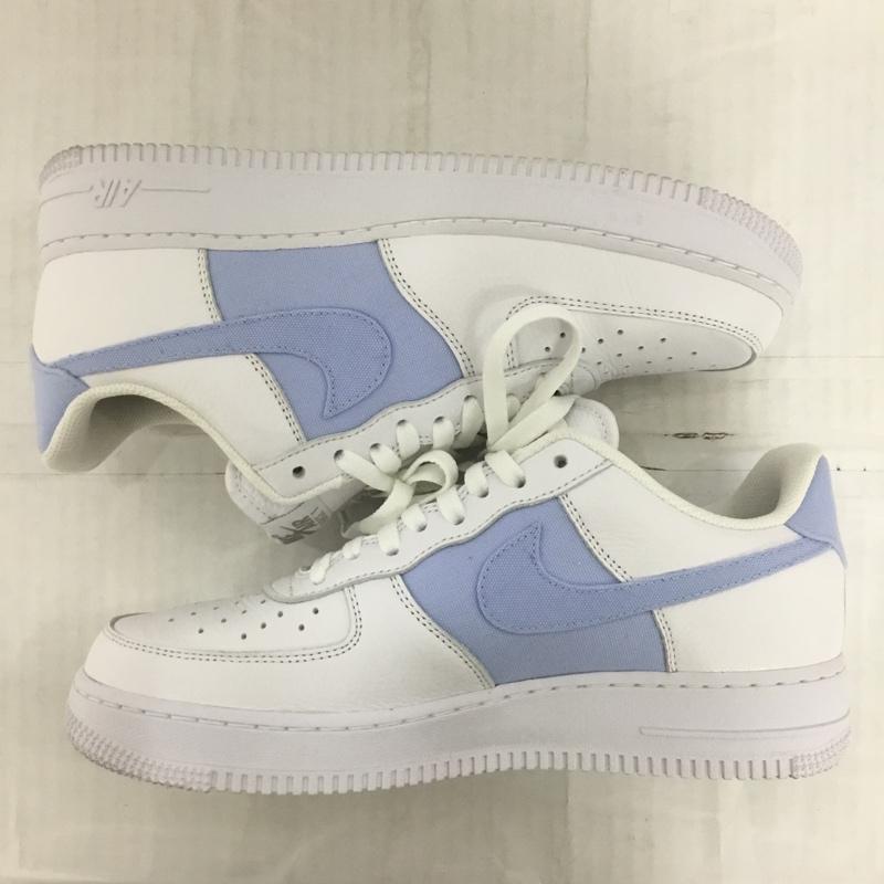 ナイキ NIKE スニーカー スニーカー DV3892-900 AIR FORCE1 LOW BY YOU 26.5cm 箱有 26.5cm ロゴ、文字 白 / ホワイト / X 水色 / ライトブルー /  メンズ USED 古着 中古 10123624