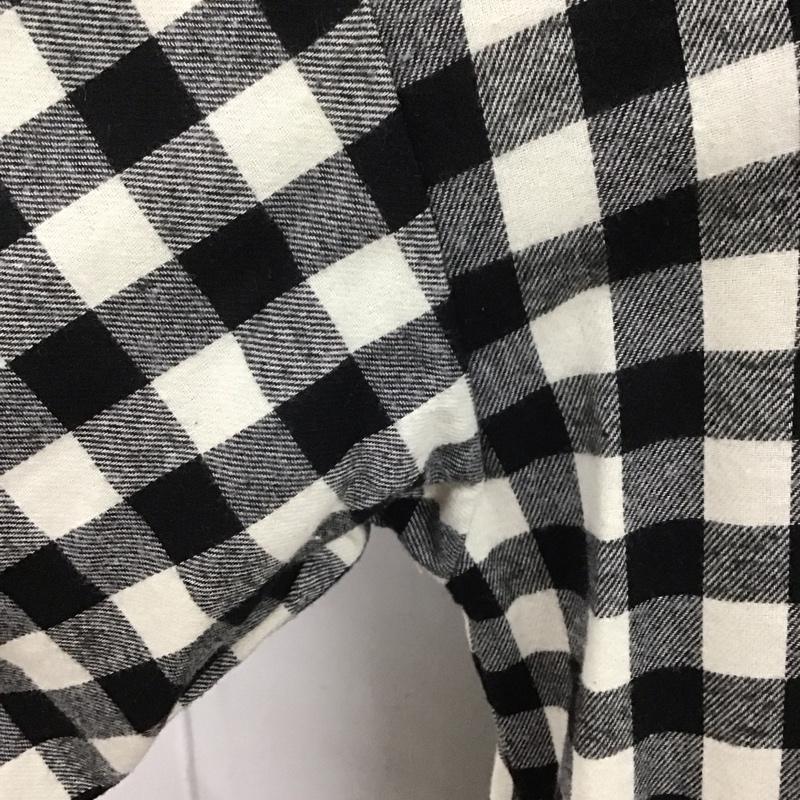 サマンサモスモス Samansa Mos2 ワンピース ロングスカート clc-1107041 シャツワンピース ロングワンピース 長袖チェックワンピース FREE チェック 白 / ホワイト / X 黒 / ブラック /  レディース USED 古着 中古 10106809