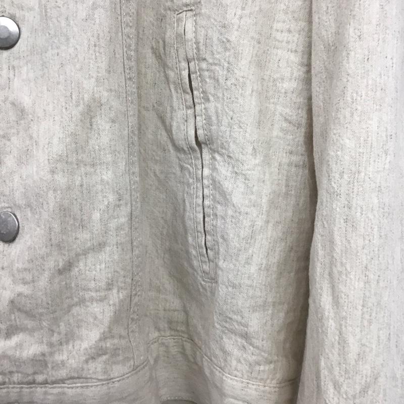 ザラ ZARA ジャケット、上着 ジャケット、ブレザー カジュアルジャケット アウター カラージャケット M 無地 アイボリー / アイボリー /  メンズ USED 古着 中古 10143537