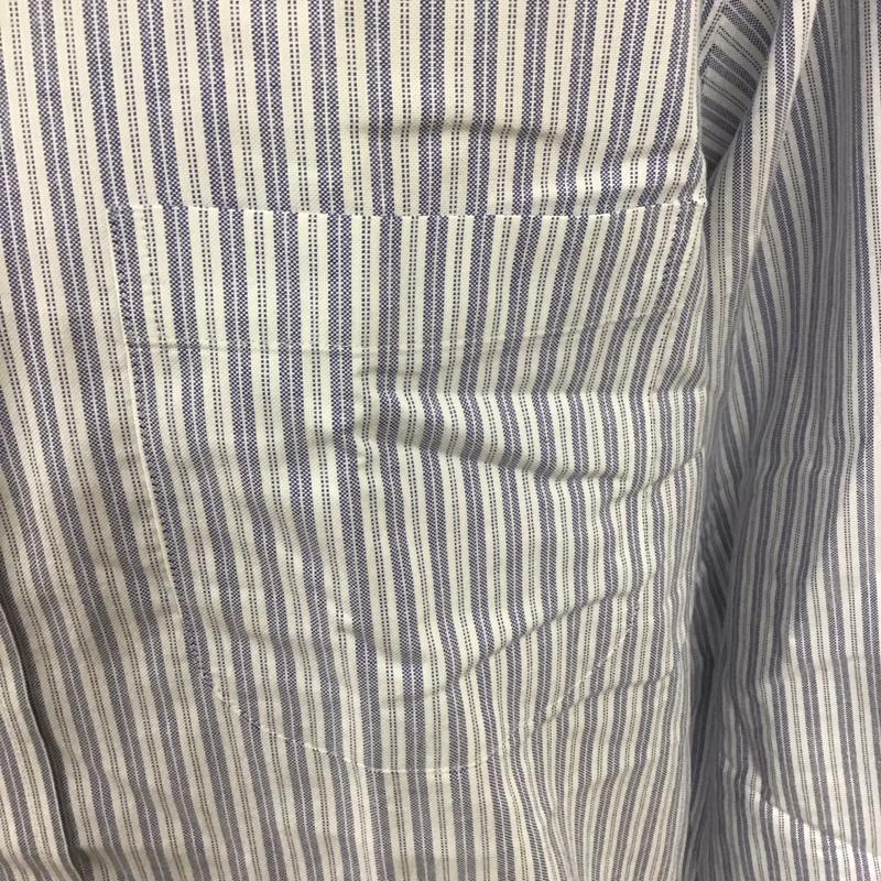 ブルックスブラザーズ BROOKS BROTHERS シャツ、ブラウス 長袖 長袖シャツ カジュアルシャツ カラーシャツ ストライプシャツ ストライプ 白 / ホワイト / X 水色 / ライトブルー /  メンズ USED 古着 中古 10111265