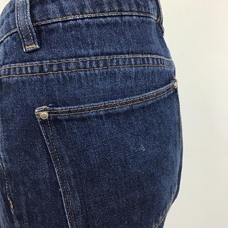 ザラ ZARA パンツ デニム、ジーンズ 3427 909 400 ワイドパンツ 無地 青 / ブルー /  レディース USED 古着 中古 10109735