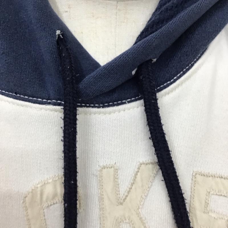 ポロバイラルフローレン Polo by RALPH LAUREN パーカー 長袖 L ロゴ、文字 X  白 / ホワイト / X 紺 / ネイビー /  メンズ USED 古着 中古 10117151