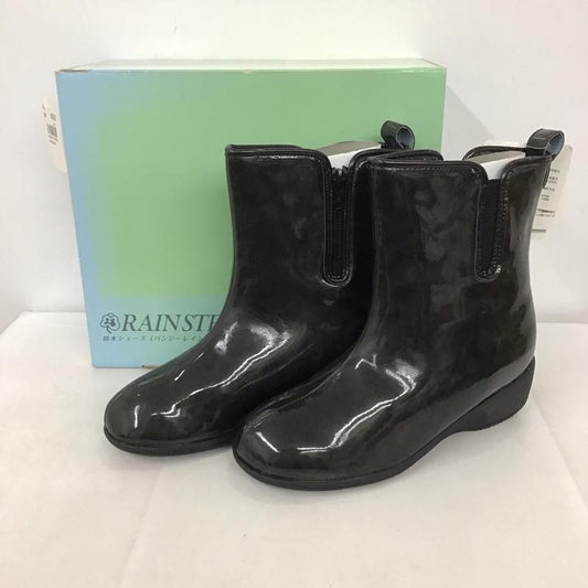 古着 USED 長靴、レインシューズ 長靴、レインシューズ RS4954-BK パンジー 23.5cm 箱有 ショート サイドファスナー 23.5cm  黒 / ブラック /  レディース USED 古着 中古 10135275