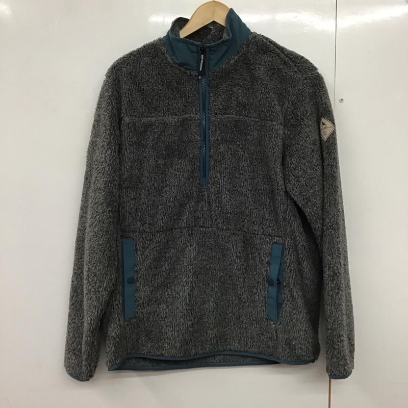 エディーバウアー Eddie Bauer ジャケット、上着 ジャケット、ブレザー フリース ボア M 無地 灰 / グレー /  メンズ USED 古着 中古 10141196