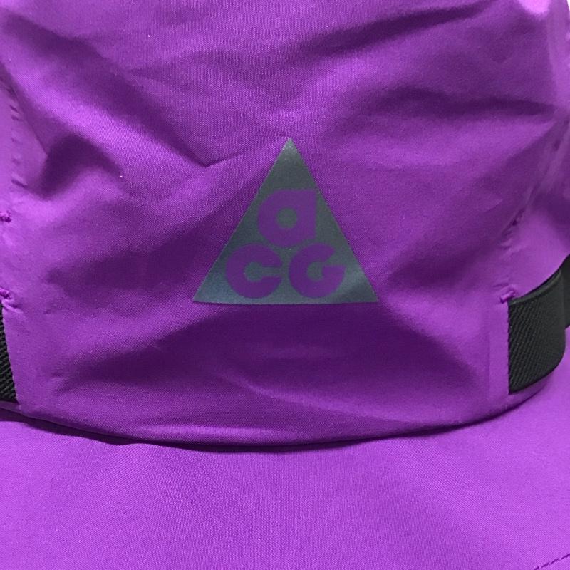 ナイキ エィシージー NIKE ACG 帽子 ハット FB6530-599 APEX WB BUCKET HAT GORE-TEX タグ付き ロゴ、文字 紫 / パープル /  メンズ USED 古着 中古 10117953