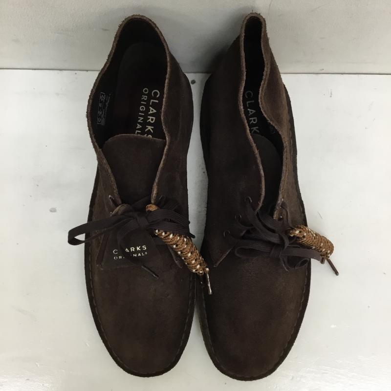 クラークス Clarks ブーツ ブーティ クラークス　デザートブーツ US：10.5 無地 茶 / ブラウン /  メンズ USED 古着 中古 10122726