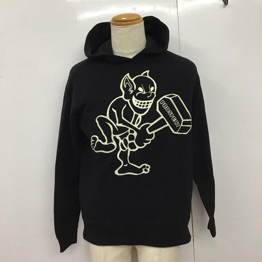 プロスペクト PROSPECT パーカー 長袖 長袖パーカー フード付きパーカー プリントスウェット トレーナー プリント 黒 / ブラック /  メンズ USED 古着 中古 10124487