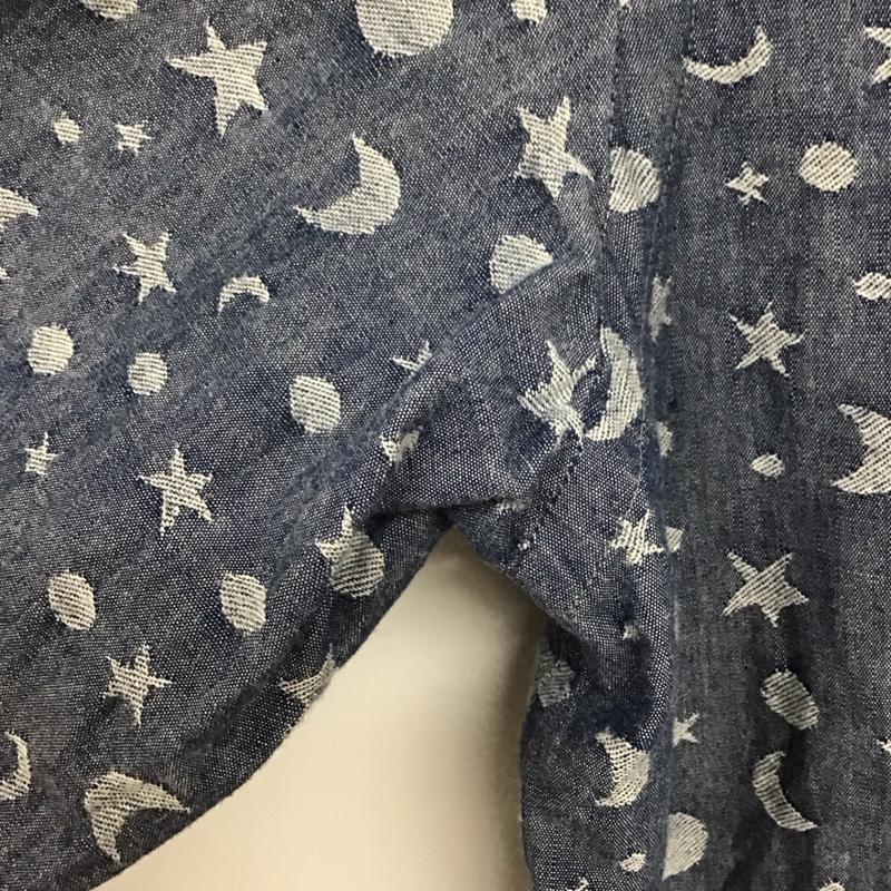 ポールスミス Paul Smith シャツ、ブラウス 長袖 長袖シャツ デニムシャツ 総柄シャツ M プリント インディゴ / インディゴ /  メンズ USED 古着 中古 10135470