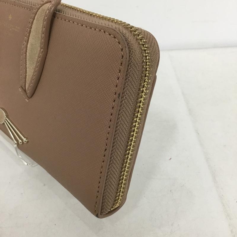 ケイトスペード Kate Spade 財布 長財布 ラウンドファスナー ロングウォレット うさぎ  桃 / ピンク /  レディース USED 古着 中古 10138493