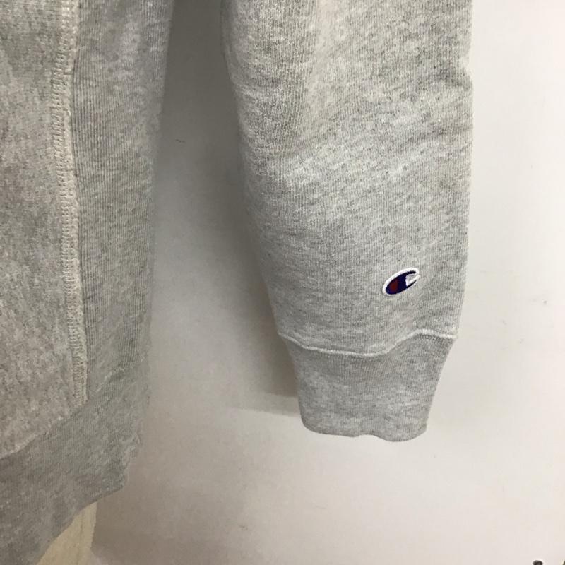 チャンピオン Champion トレーナー 長袖 c3-y014 リバースウィーブ クルーネックスウェットシャツ 長袖スウェット M プリント 灰 / グレー /  メンズ USED 古着 中古 10126423
