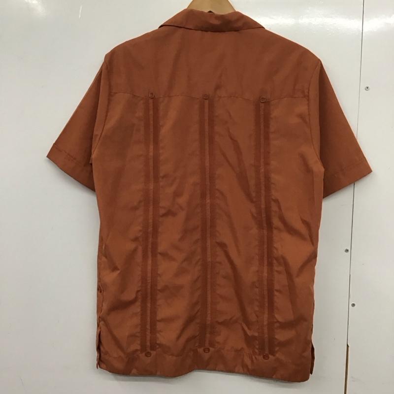 古着 USED シャツ、ブラウス 半袖 半袖シャツ キューバシャツ カジュアルシャツ S 刺繍 橙 / オレンジ /  メンズ USED 古着 中古 10132697