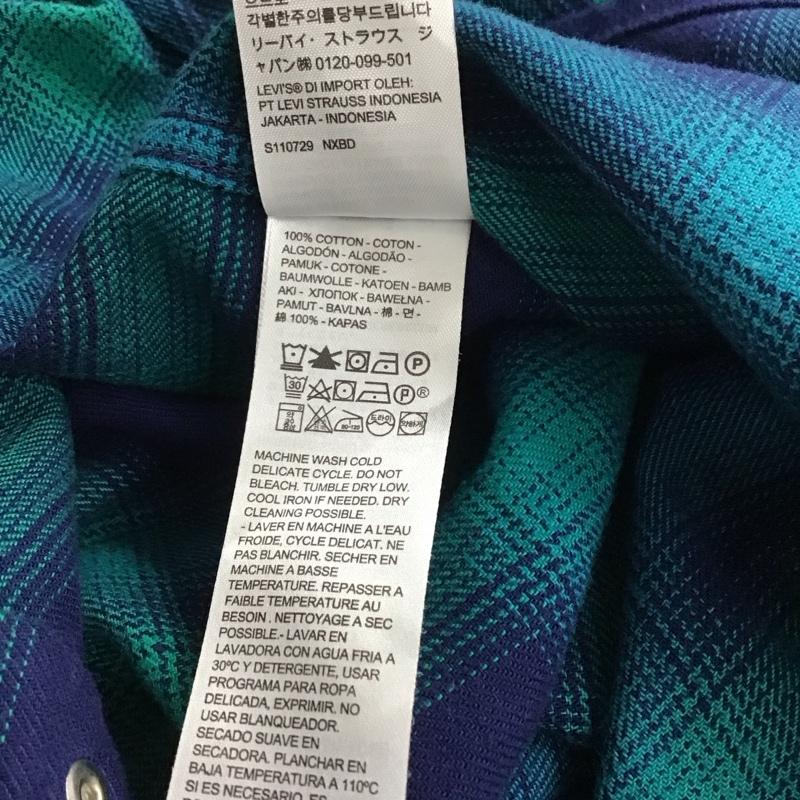 リーバイス Levi s シャツ、ブラウス 長袖 長袖シャツ チェックシャツ カラーシャツ L チェック マルチカラー / マルチカラー /  メンズ USED 古着 中古 10137174