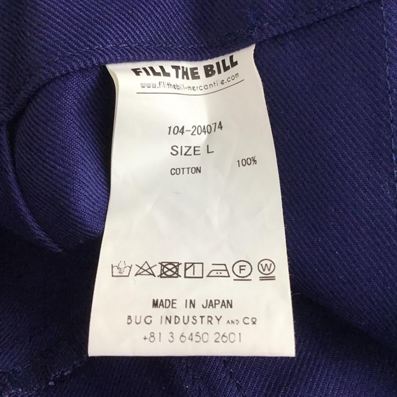 ジャーナルスタンダード JOURNAL STANDARD ボトムス ボトムス 104-204074 DAYS × FILL THE BILL 別注 ベイカーパンツ タグ付き L 無地 紺 / ネイビー /  メンズ USED 古着 中古 10122166