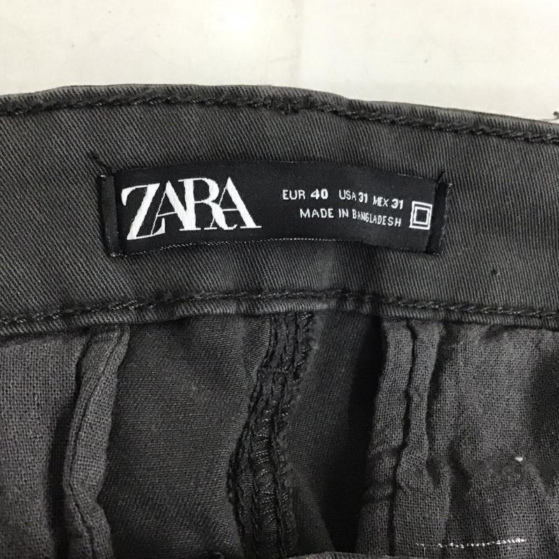 ザラ ZARA パンツ ワークパンツ、ペインターパンツ 0108/400/809 Cargo Pants 40 無地 チャコールグレー / チャコールグレー /  メンズ USED 古着 中古 10133633
