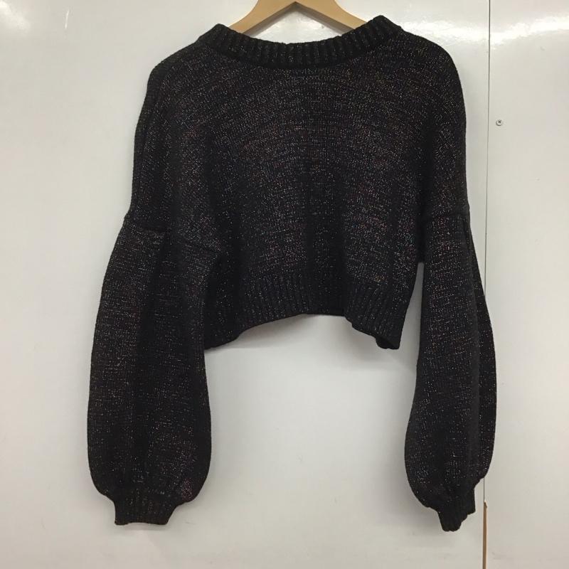 ハレ HARE カーディガン 長袖 FREE 無地 黒 / ブラック /  レディース USED 古着 中古 10141828