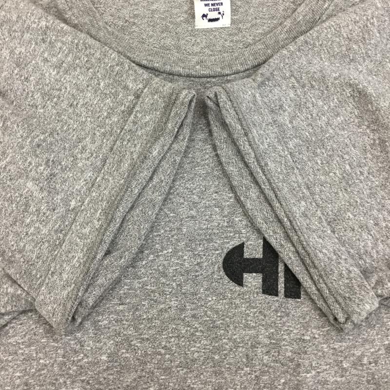 ハリウッドランチマーケット HOLLYWOOD RANCH MARKET Tシャツ 半袖 2 ロゴ、文字 灰 / グレー / X 黒 / ブラック /  メンズ USED 古着 中古 10130861