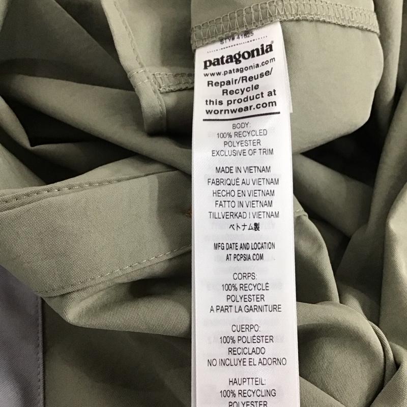 パタゴニア patagonia シャツ、ブラウス 長袖 41825 SelfGuidedSunShirt 長袖シャツ L 無地 カーキ / カーキ /  メンズ USED 古着 中古 10138117