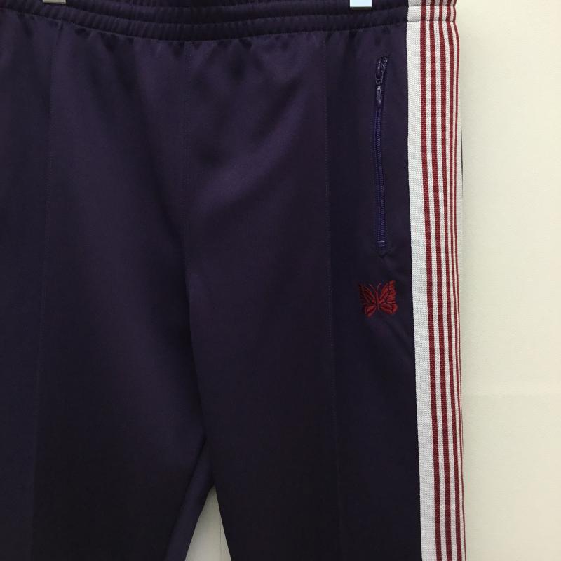 ニードルス Needles パンツ ワークパンツ、ペインターパンツ MR511 Narrow Track Pant XL ワンポイント X 刺繍 紫 / パープル /  メンズ USED 古着 中古 10142319