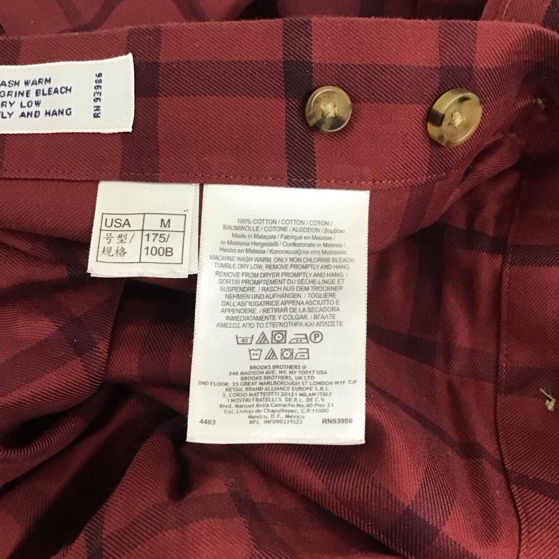 ブルックスブラザーズ BROOKS BROTHERS シャツ、ブラウス 長袖 長袖シャツ カラーシャツ ポケットシャツ 長袖カットソー チェックシャツ M チェック マルチカラー / マルチカラー /  メンズ USED 古着 中古 10112574