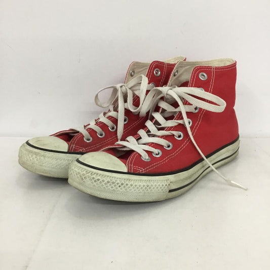 コンバース CONVERSE スニーカー スニーカー M9621 CANVAS ALL STAR HI 26.5cm 26.5cm ロゴ、文字 赤 / レッド /  メンズ USED 古着 中古 10150977