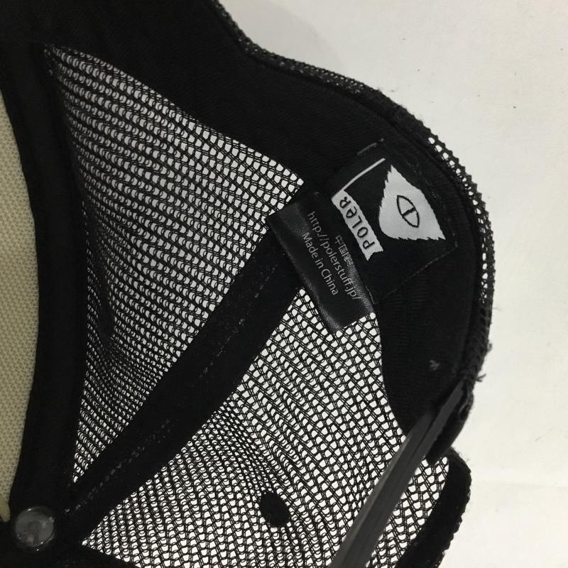 ポーラー POLeR 帽子 キャップ メッシュキャップ ロゴ、文字 黒 / ブラック /  メンズ USED 古着 中古 10122816
