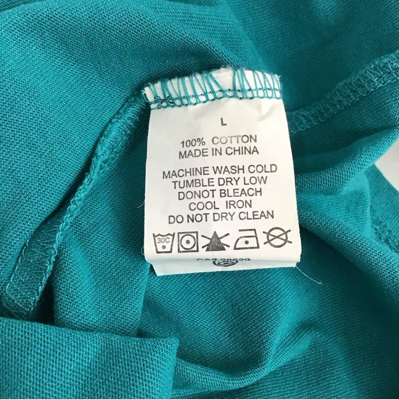 ステューシー STUSSY Tシャツ 半袖 半袖カットソー プリントTシャツ クルーネックカットソー L ロゴ、文字 青 / ブルー /  メンズ USED 古着 中古 10140312