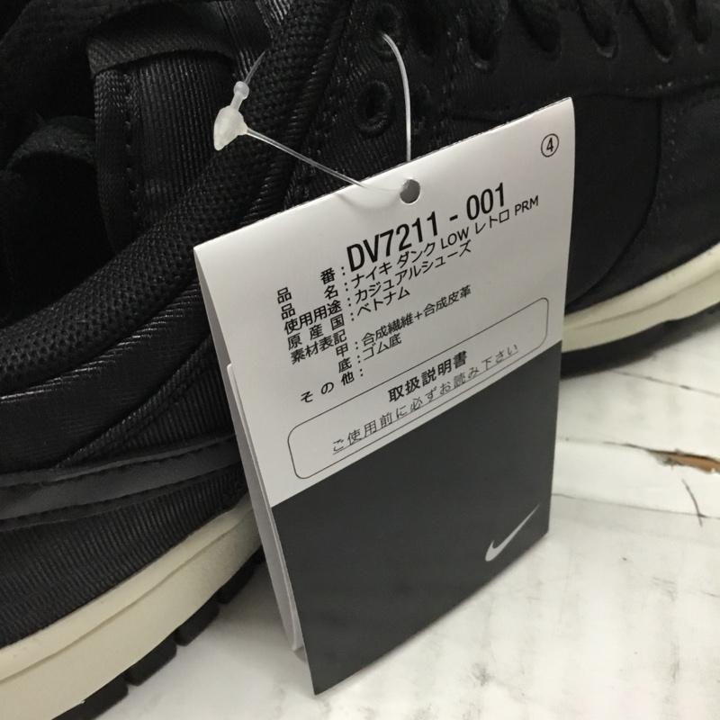 ナイキ NIKE スニーカー スニーカー DV7211 001 DUNK LOW RETRO PREMIUM 27cm 箱有 27.0cm ロゴ、文字 黒 / ブラック / X 白 / ホワイト /  メンズ USED 古着 中古 10106310