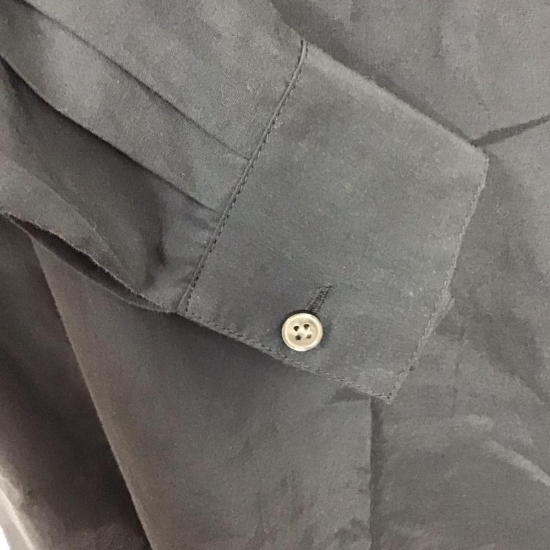 キディル KIDILL シャツ、ブラウス 長袖 KL489 レイヤードシャツ FREE 無地 黒 / ブラック /  メンズ USED 古着 中古 10117213