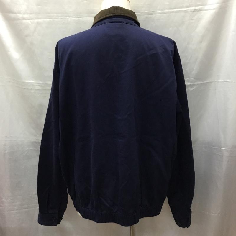 ポロバイラルフローレン Polo by RALPH LAUREN ジャケット、上着 ジャンパー、ブルゾン ジップアップジャケット ジャンパー ジャケット カジュアルジャケット アウター XL ロゴ、文字 紺 / ネイビー /  メンズ USED 古着 中古 10114050