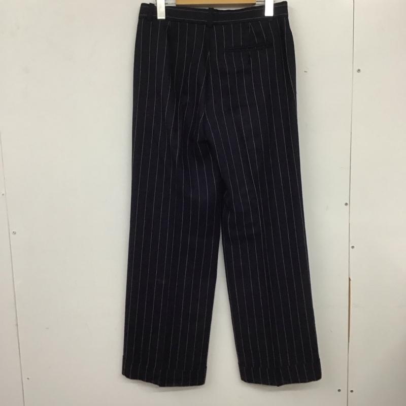 ラルフローレン RALPHLAUREN パンツ スラックス ストライプ 紺 / ネイビー /  レディース USED 古着 中古 10140295