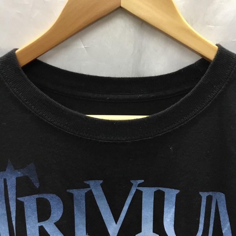 ヘインズ HANES Tシャツ 半袖 TRIVIUM バンドTシャツ M プリント 黒 / ブラック /  メンズ USED 古着 中古 10119344