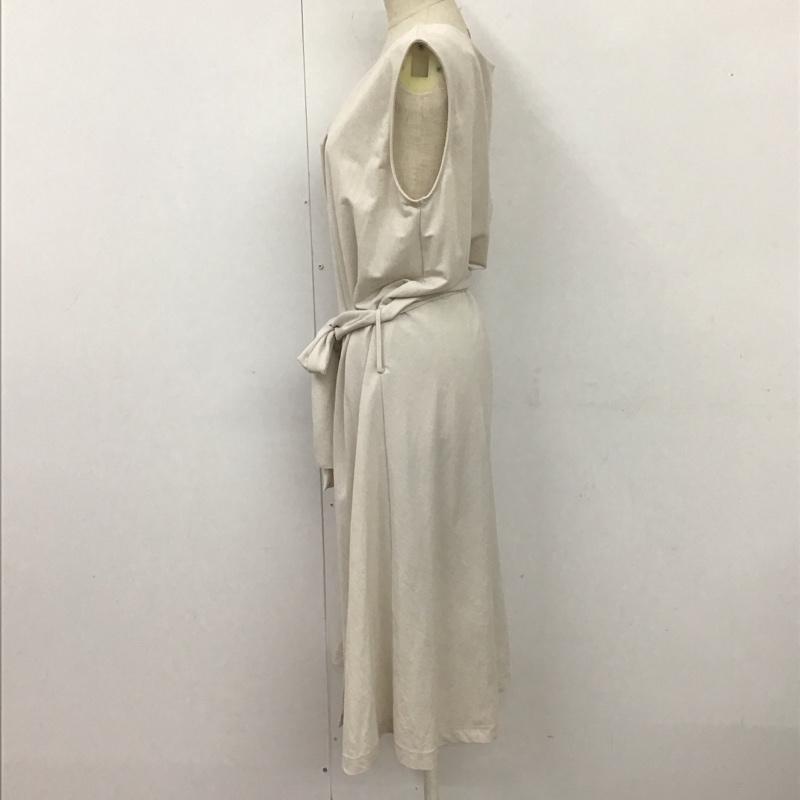 サニーレーベル Sonny Label ワンピース ロングスカート LA95-26K037 ノースリーブ 前開き FREE 無地 アイボリー / アイボリー /  レディース USED 古着 中古 10116466