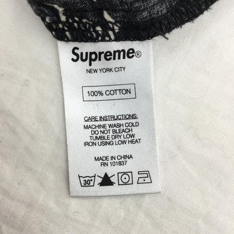 シュプリーム Supreme シャツ、ブラウス 長袖 15SS imperial shirt S 総柄 黒 / ブラック / X ベージュ / ベージュ /  メンズ USED 古着 中古 10123086