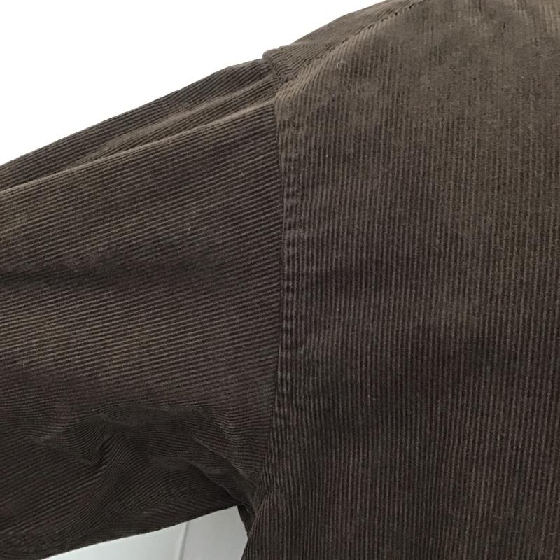 ビームス ハート BEAMS HEART シャツ、ブラウス 長袖 長袖シャツ カラーシャツ 長袖カットソー コーデュロイシャツ kangol M ロゴ、文字 茶 / ブラウン /  メンズ USED 古着 中古 10116523