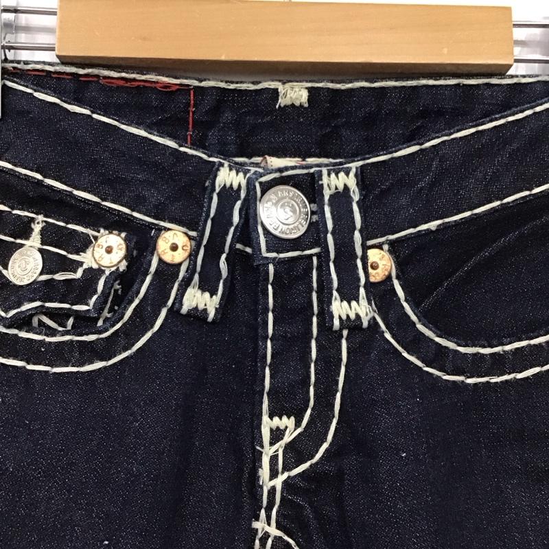トゥルーレリジョン TRUE RELIGION パンツ デニム、ジーンズ 24503NBT2J JOEY SUPER T 23 無地 紺 / ネイビー /  レディース USED 古着 中古 10117371