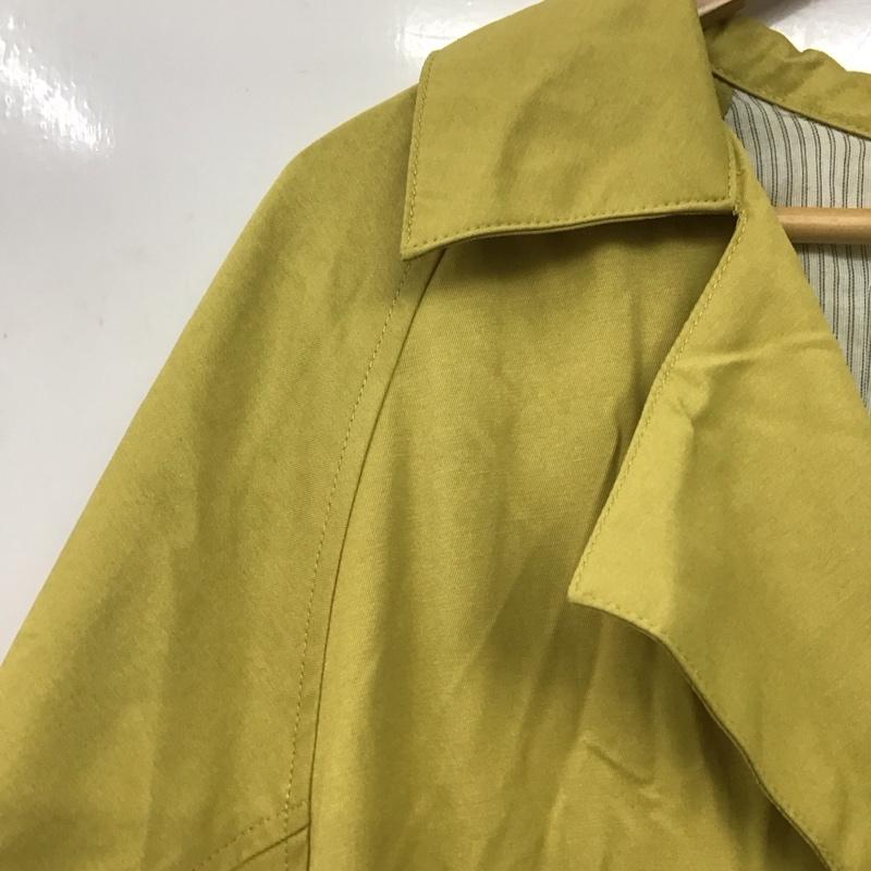 サマンサモスモス Samansa Mos2 ジャケット、上着 ジャンパー、ブルゾン ロングコート カラージャケット アウター FREE 無地 黄 / イエロー /  レディース USED 古着 中古 10146159