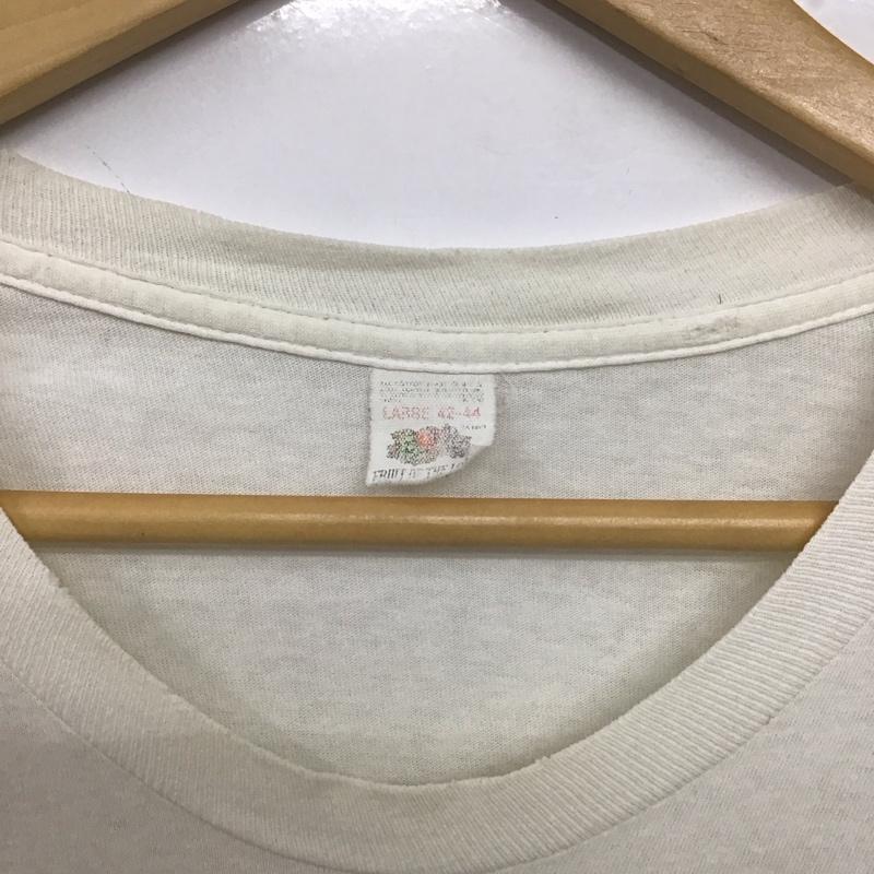 古着 USED Tシャツ 半袖 半袖カットソー プリントTシャツ クルーネックカットソー 古着 L ロゴ、文字 白 / ホワイト /  メンズ USED 古着 中古 10148741