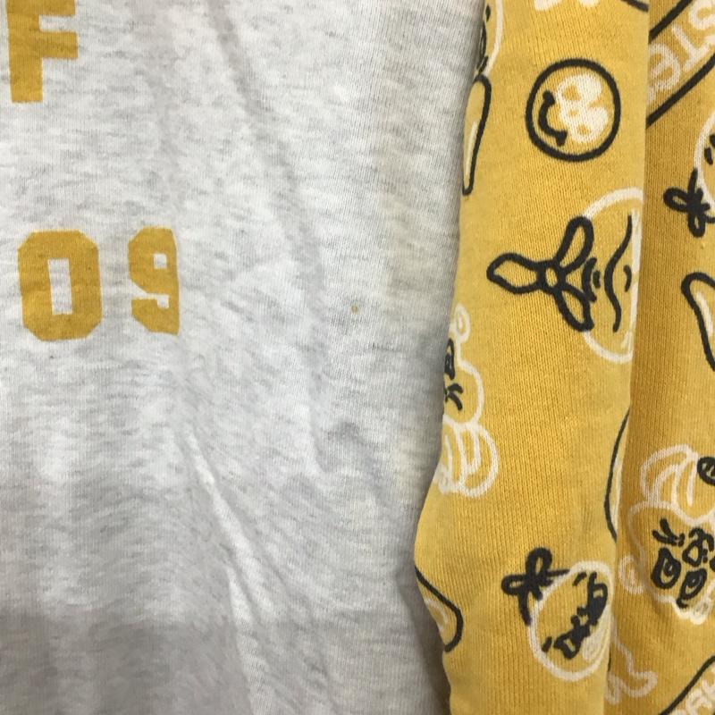 ヒステリックグラマー HYSTERIC GLAMOUR パーカー 長袖 フーディ ジップパーカー FREE ロゴ、文字 X プリント 黄 / イエロー /  レディース USED 古着 中古 10138096
