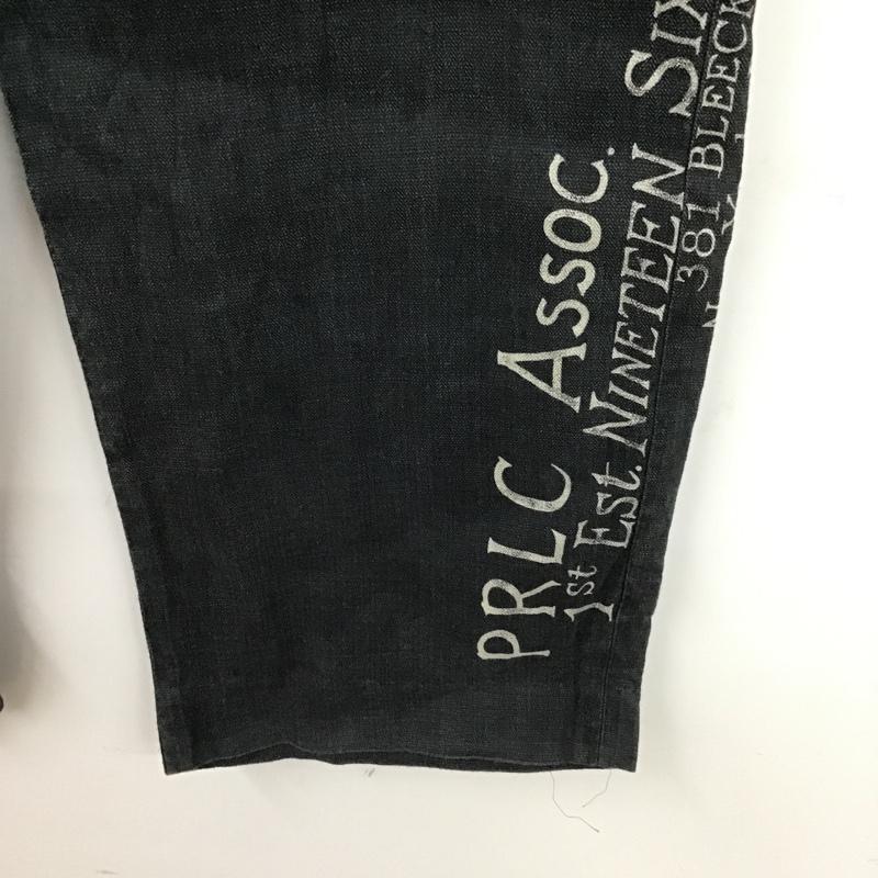 ポロラルフローレン POLO RALPH LAUREN パンツ ワークパンツ、ペインターパンツ カジュアルパンツ ワイドパンツ ストレートパンツ 34 プリント 紺 / ネイビー /  メンズ USED 古着 中古 10105432