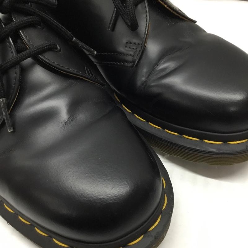 ドクターマーチン Dr.Martens 革靴 革靴 1461 3ホール UK7 US：8 無地 黒 / ブラック /  メンズ USED 古着 中古 10119895