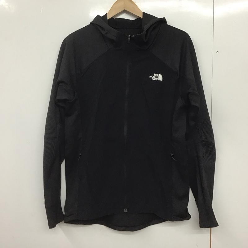 ザノースフェイス THE NORTH FACE ジャケット、上着 ジャンパー、ブルゾン nt11970 ハイブリッドアンビションフーディ ジップアップジャケット L ロゴ、文字 黒 / ブラック /  メンズ USED 古着 中古 10146944