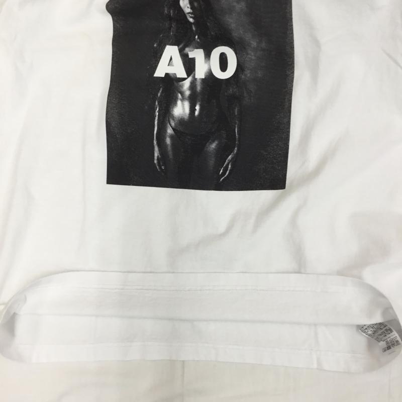 リチャードソン RICHARDSON Tシャツ 半袖 L プリント 白 / ホワイト /  メンズ USED 古着 中古 10110356