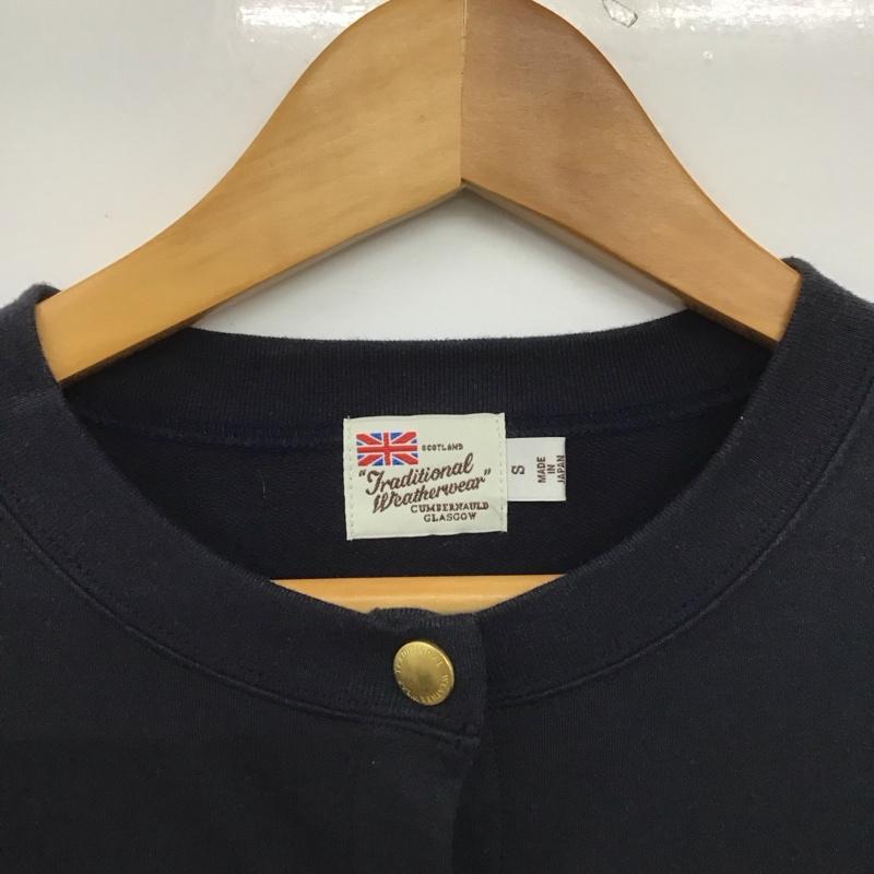 トラディショナルウェザーウェア Traditional Weatherwear カーディガン 長袖 S 無地 紺 / ネイビー /  レディース USED 古着 中古 10148938