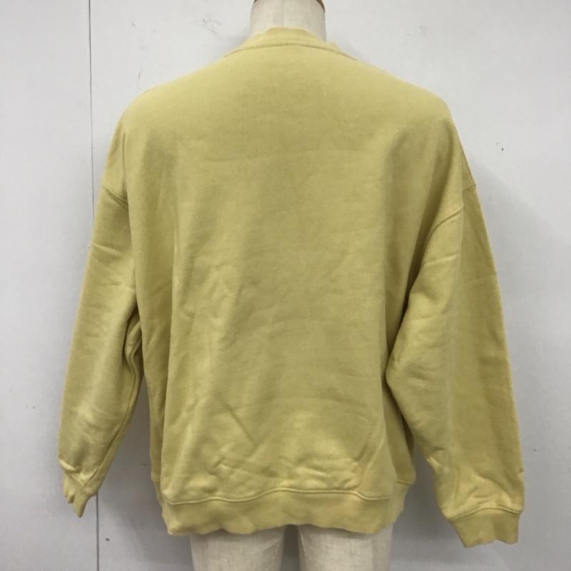 古着 USED トレーナー 長袖 SIGNAL SPORTS RB020069MR スウェット M ロゴ、文字 黄 / イエロー /  メンズ USED 古着 中古 10123660