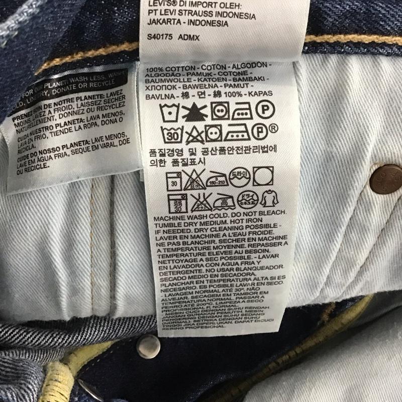 リーバイストラウスアンドコー Levi Strauss & co. パンツ デニム、ジーンズ デニムパンツ ワイドパンツ カジュアルパンツ 38 無地 インディゴ / インディゴ /  メンズ USED 古着 中古 10143412